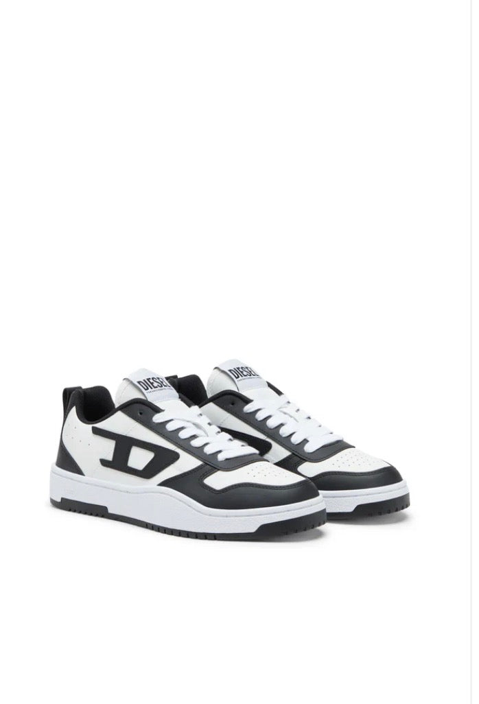 Men's Black/White Diesel S-Ukiyo Sneaker