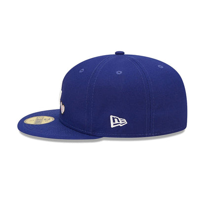 LA Dodgers MLB Team Heart Blue 59FIFTY Fitted Cap