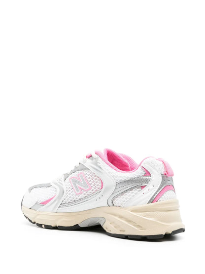 Mesh panel sneakers