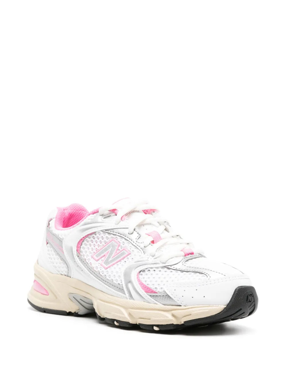 Mesh panel sneakers