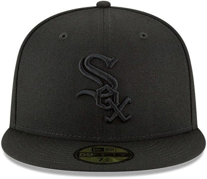 New Era 59Fifty Black on Black Chicago White Sox