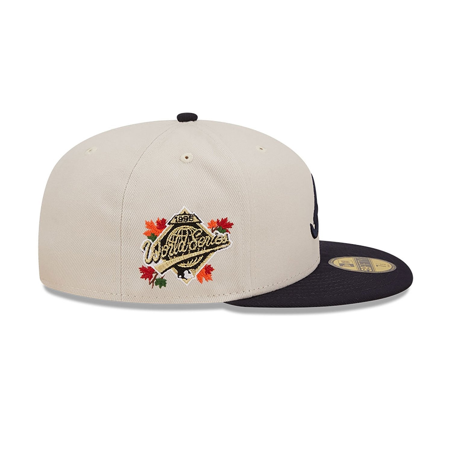 Atlanta braves athletics 59FIFTY Side Patch classic white