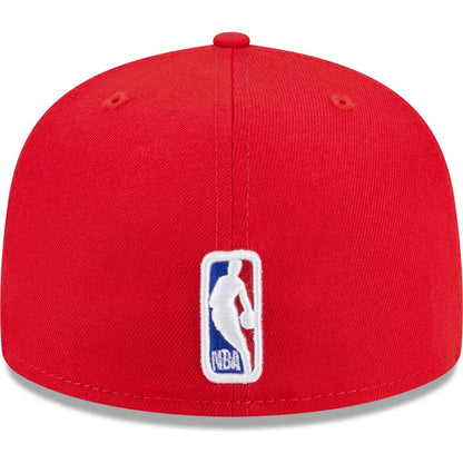 New Era Flat Brim 59FIFTY Chicago Bulls NBA Red Fitted Cap