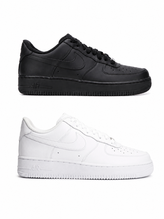 Nike Airforce 1 Duo Bundle | Black + White