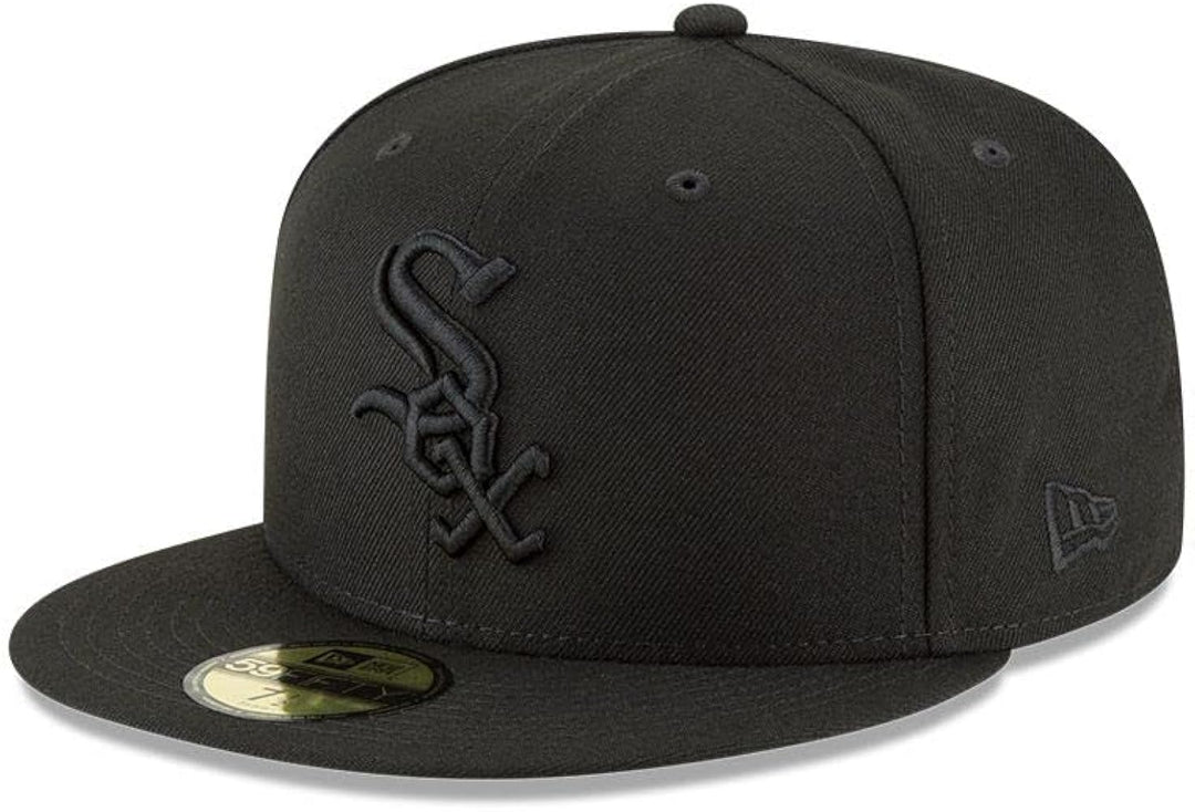 New Era 59Fifty Black on Black Chicago White Sox