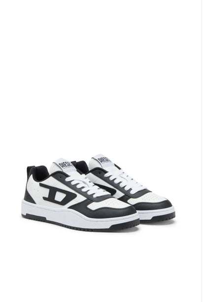 Men's Black/White Diesel S-Ukiyo Sneaker