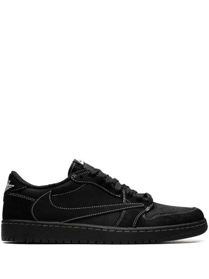 TRAVIS SCOTT AIR JORDAN 1 LOW OG "BLACK PHANTOM" SNEAKERS