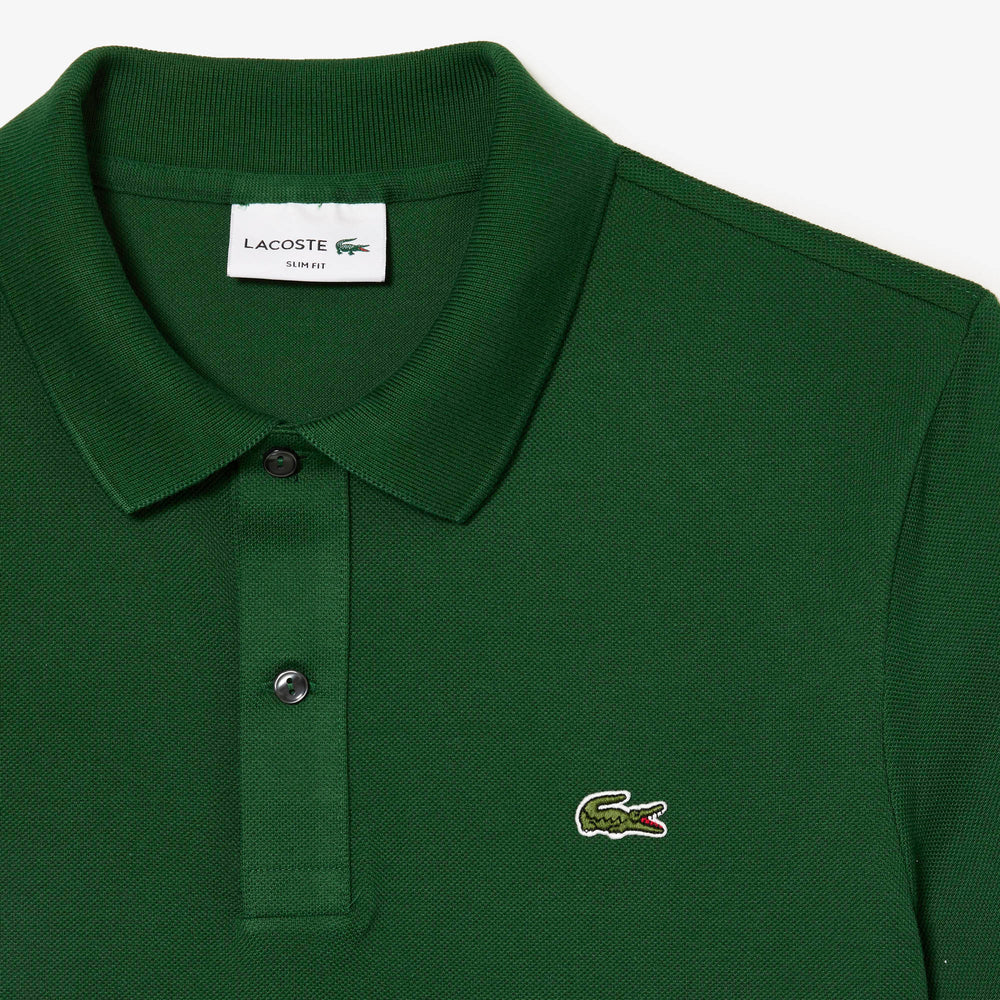 Lacoste logo-patch polo shirt