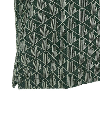 Lacoste monogram-jacquard polo shirt