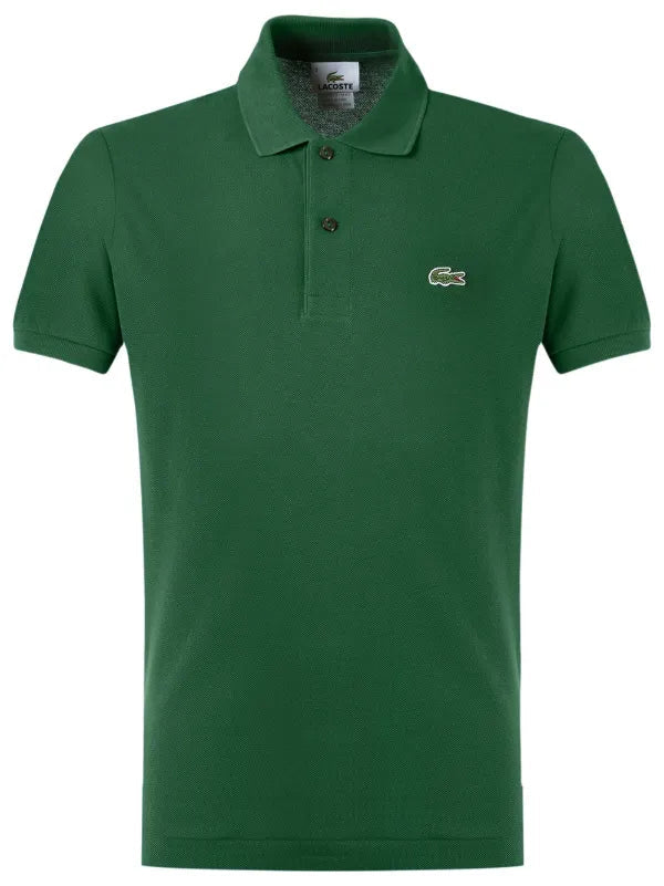 Lacoste logo-patch polo shirt