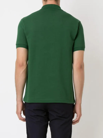 Lacoste logo-patch polo shirt