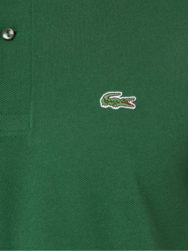 Lacoste logo-patch polo shirt