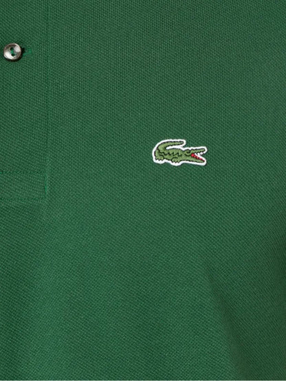 Lacoste logo-patch polo shirt